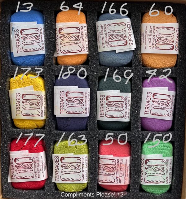 Ens. 24 pastels à l'huile pour artistes &VerticalLine